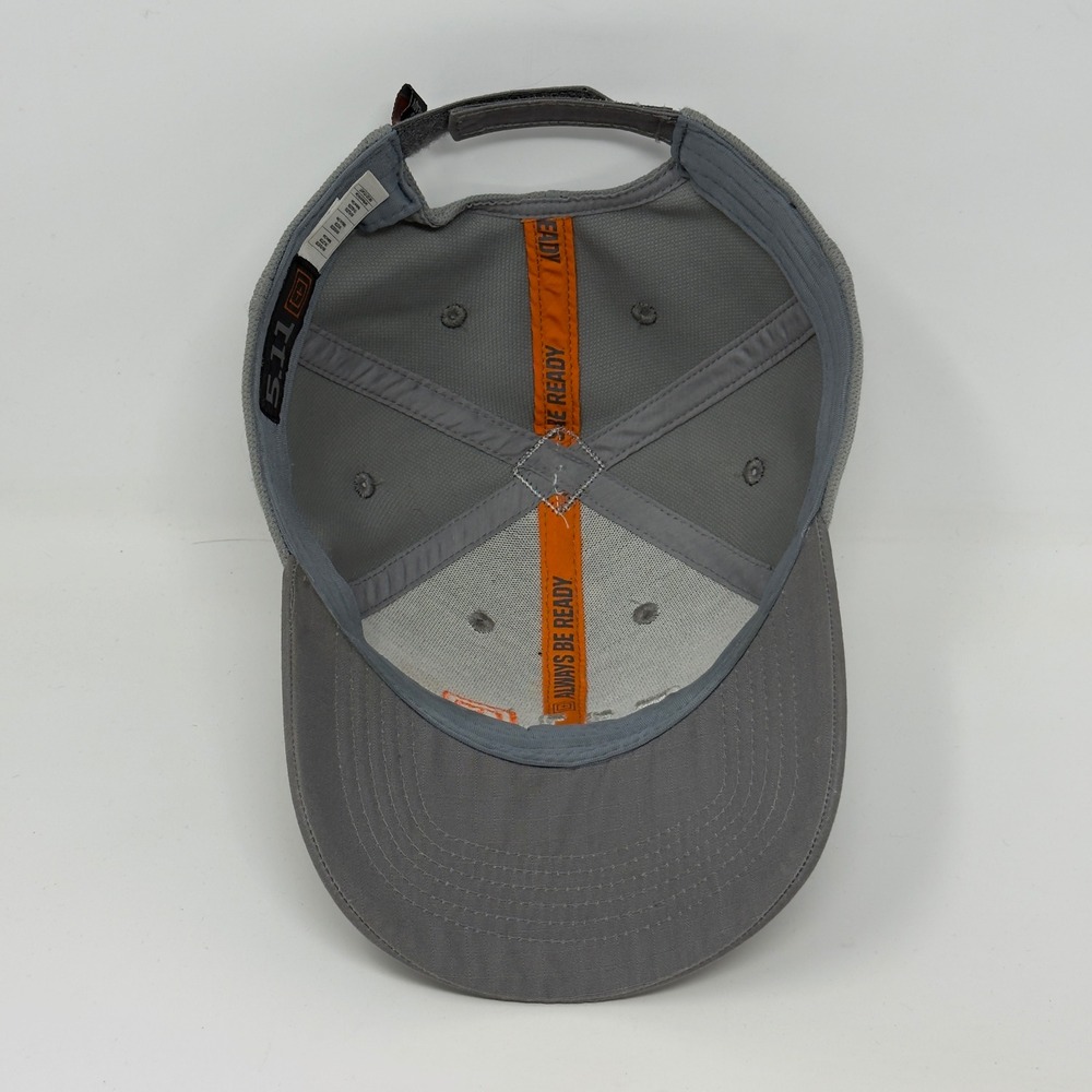 5.11‎ Tactical Grey FBI NA Session 258 2014 Ripstop Mesh Adjustable Baseball Hat - Picture 8 of 11